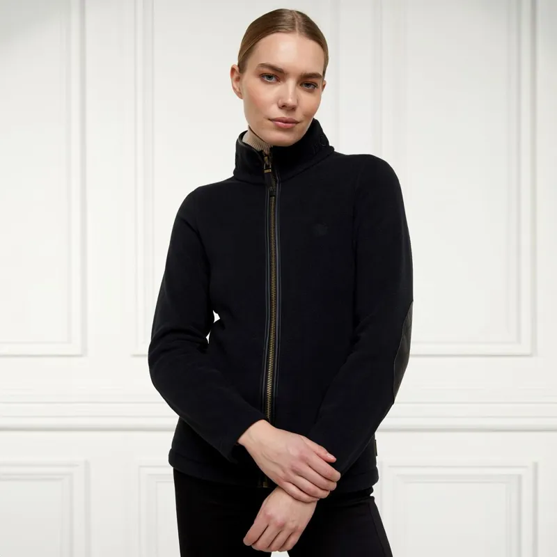 Holland Cooper Country Fleece Women's Jacket - Black-1