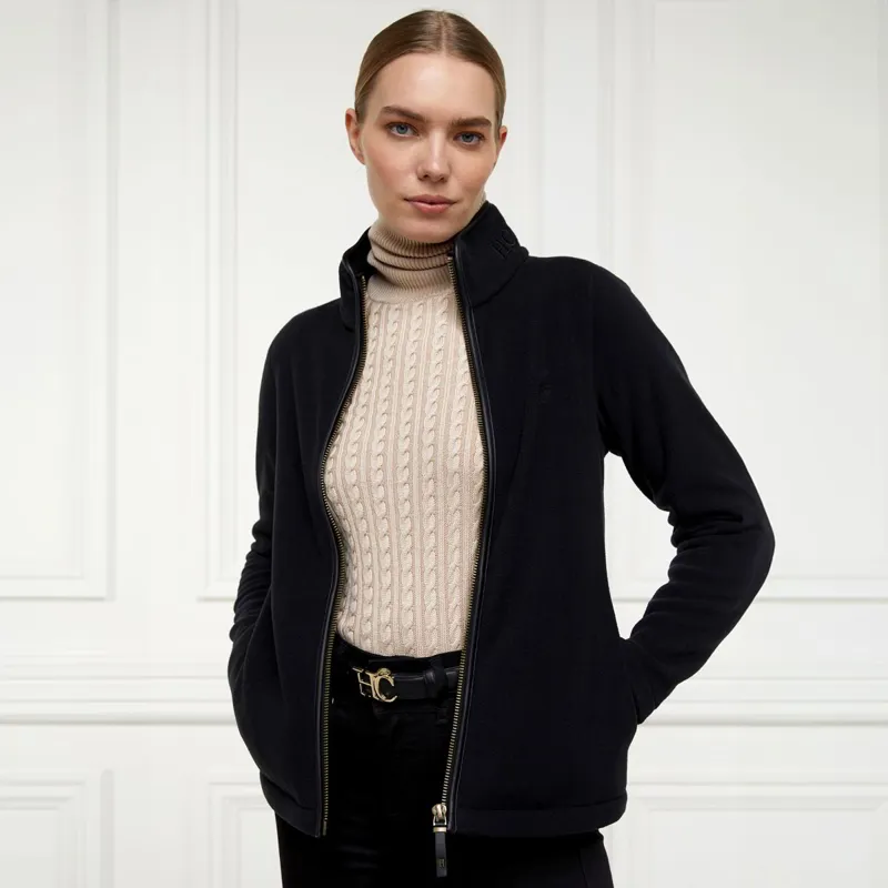 Holland Cooper Country Fleece Women's Jacket - Black