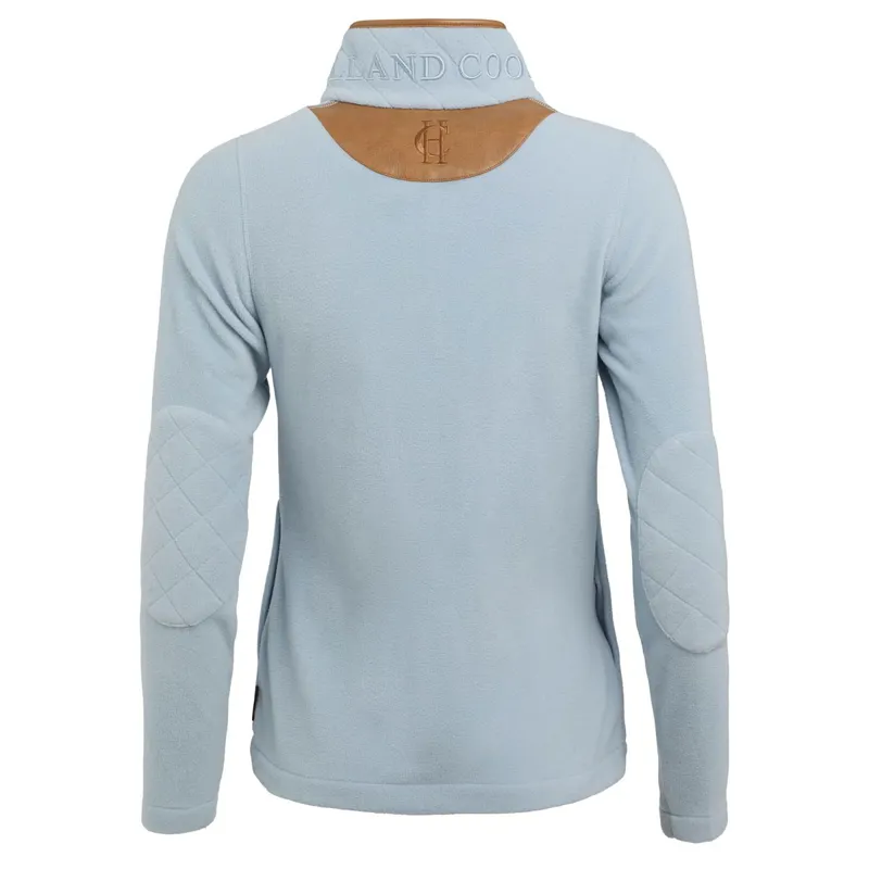 Holland Cooper Country Fleece Half Zip Womens Pullover - Pale Blue-7