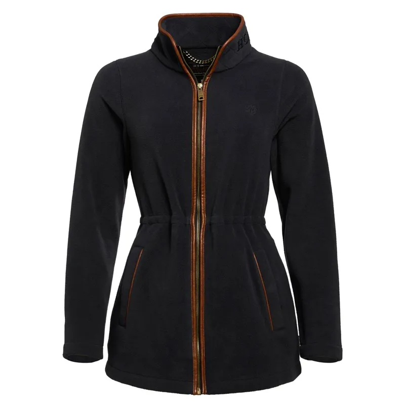 Holland Cooper Longline Country Fleece Womens Jacket - Ink Navy-7