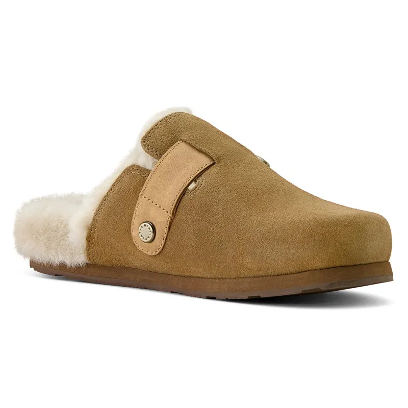 Ariat Country Sherpa Women's Mules - Ranch Brown Suede-3