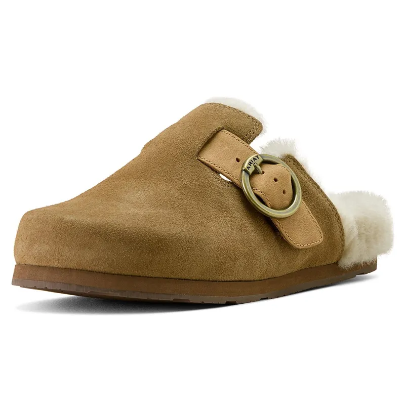 Ariat Country Sherpa Women's Mules - Ranch Brown Suede