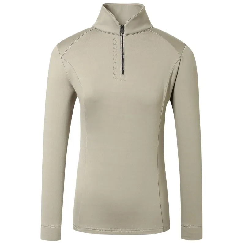Covalliero Active Womens Top - Taupe