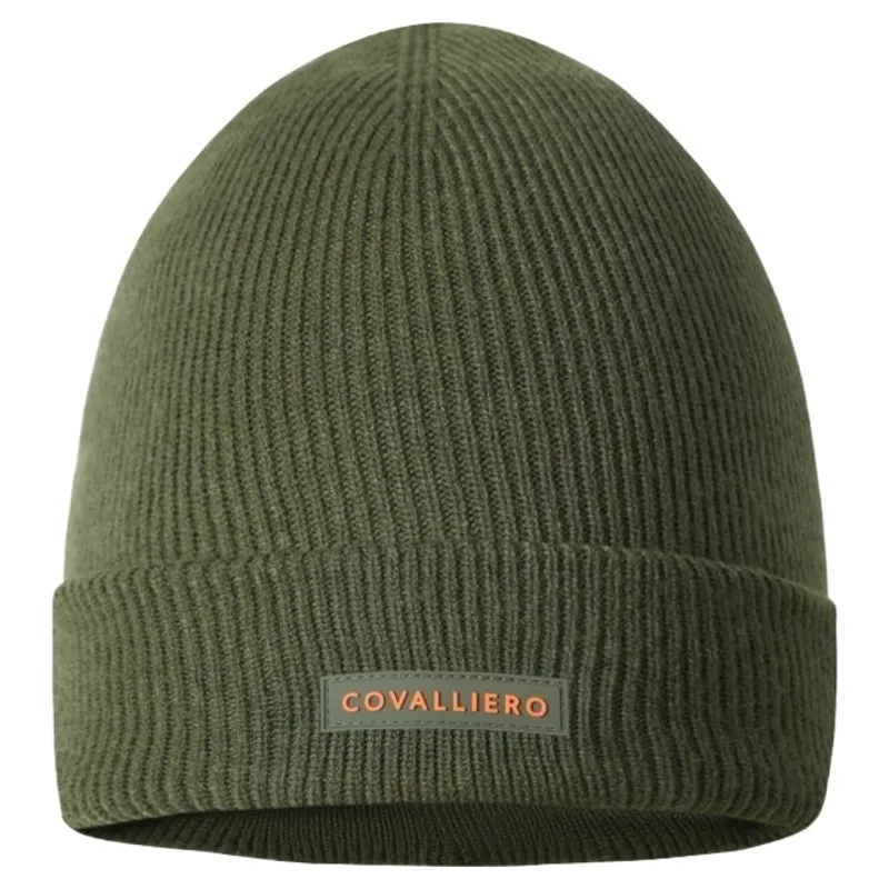 Covalliero Knitted Beanie - Forest Green