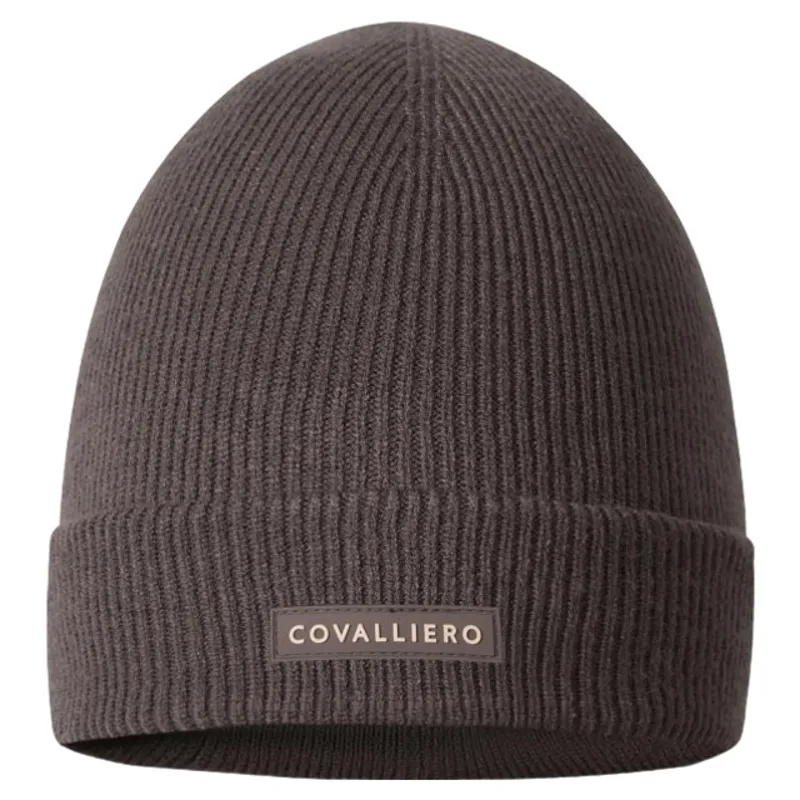 Covalliero Knitted Beanie - Milky Chocolate