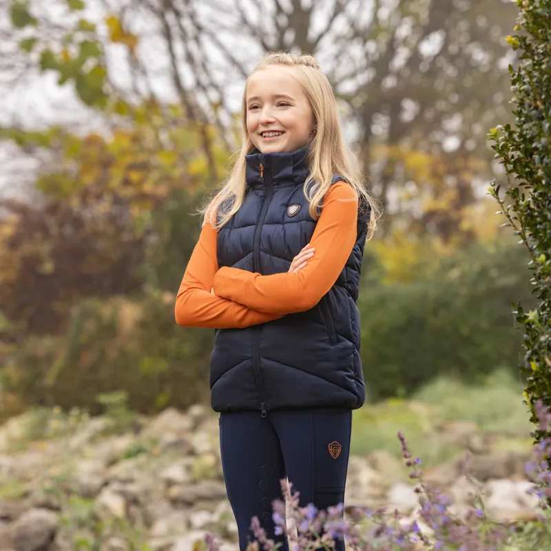 Covalliero Junior Padded Vest - Dark Navy-2