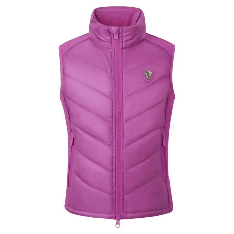 Covalliero Combi Junior Quilted Vest - Light Berry