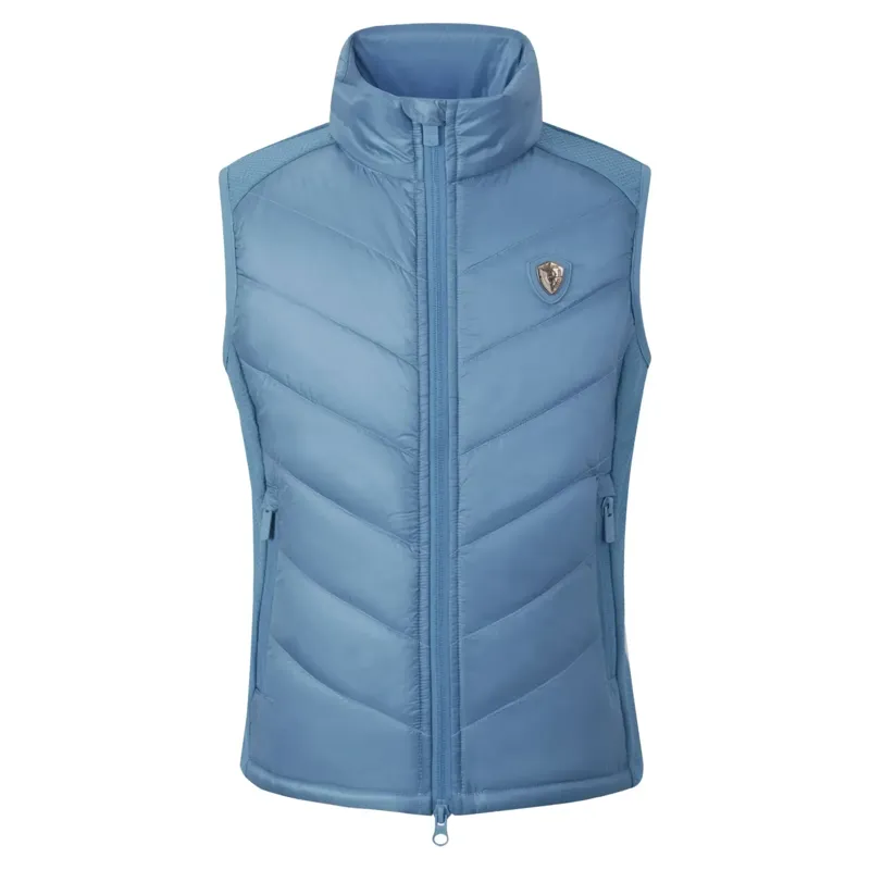 Covalliero Combi Junior Quilted Vest - Smoked Blue
