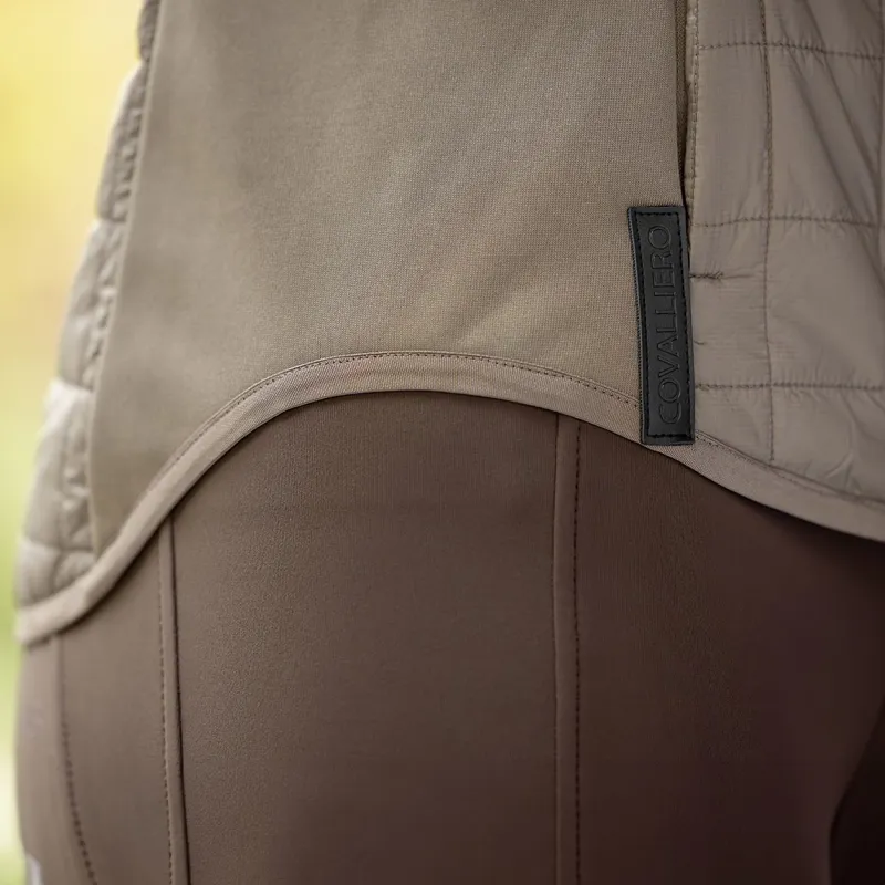 Covalliero Combi Ladies Hybrid Vest - Taupe-3