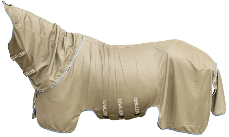 Covalliero Detach A Neck Fly Sheet - Walnut-1