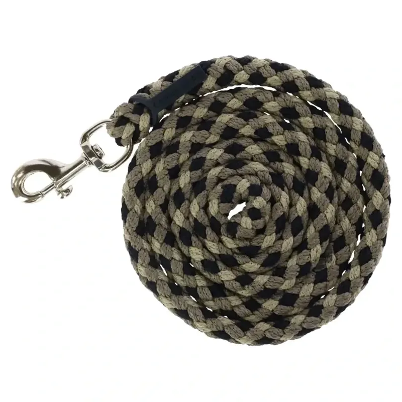 Covalliero Hippo Lead Rope - Black/Walnut