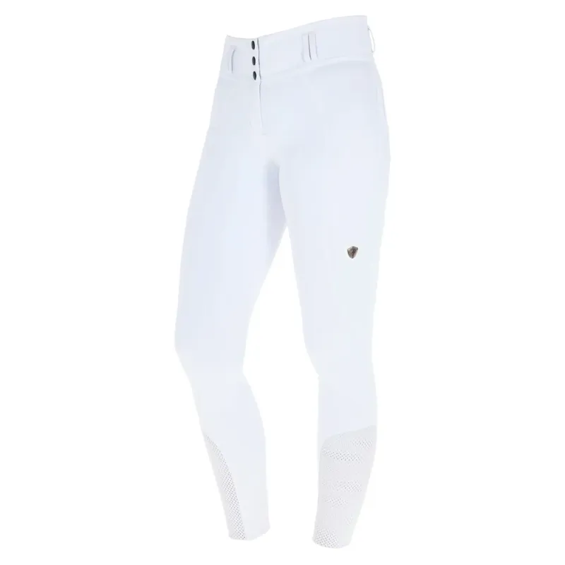 Covalliero High Waist Full Grip Women's Show Breeches - White