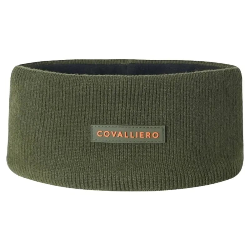 Covalliero Knitted Headband - Forest Green