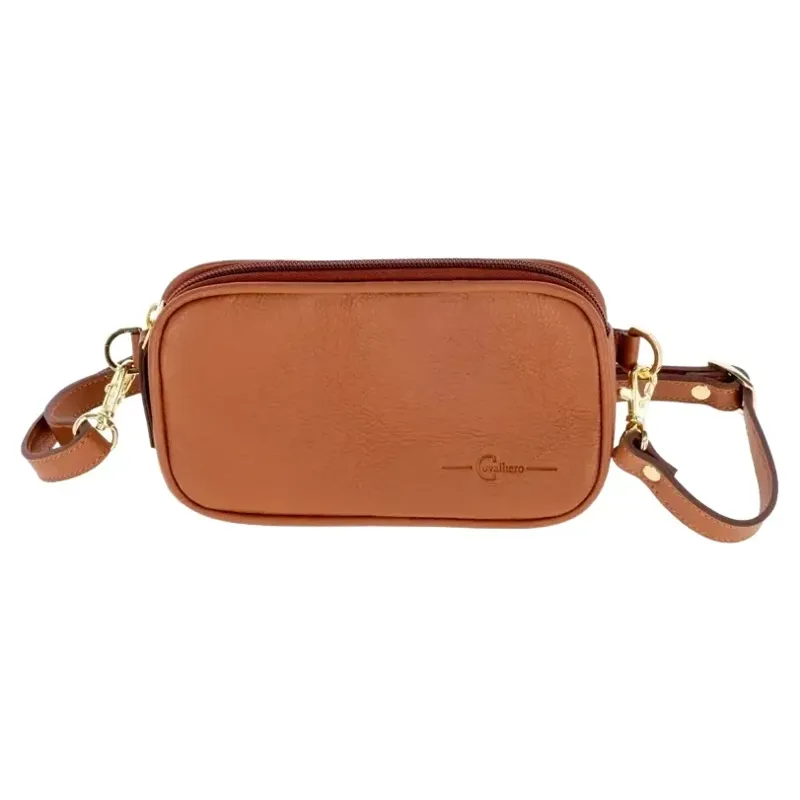 Covalliero Leather Belt Bag - Cognac-1