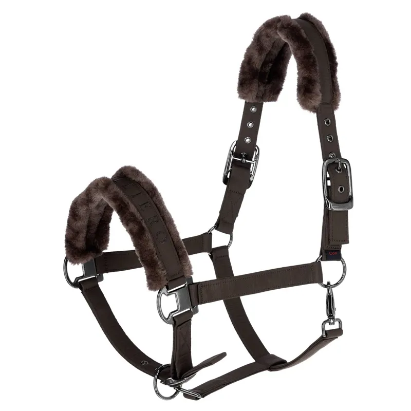 Covalliero Padded Halter - Coffee