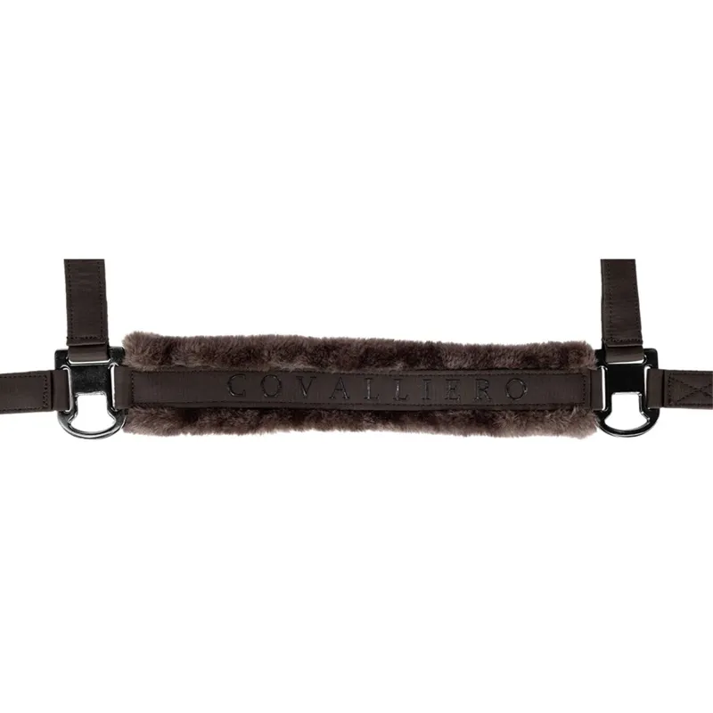 Covalliero Padded Halter - Coffee-2