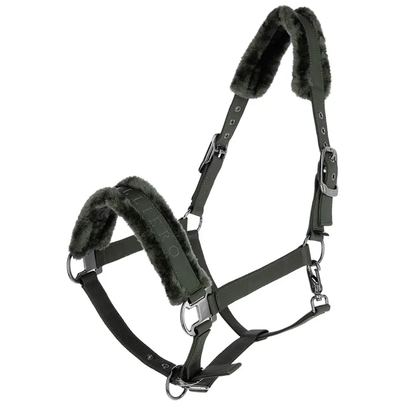 Covalliero Padded Halter - Opal Green
