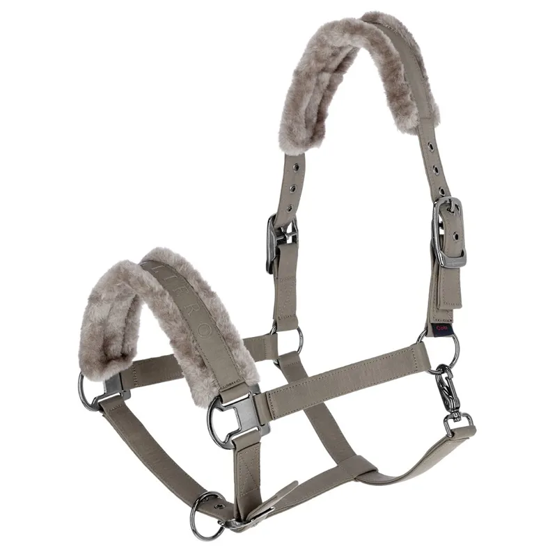 Covalliero Padded Halter - Taupe