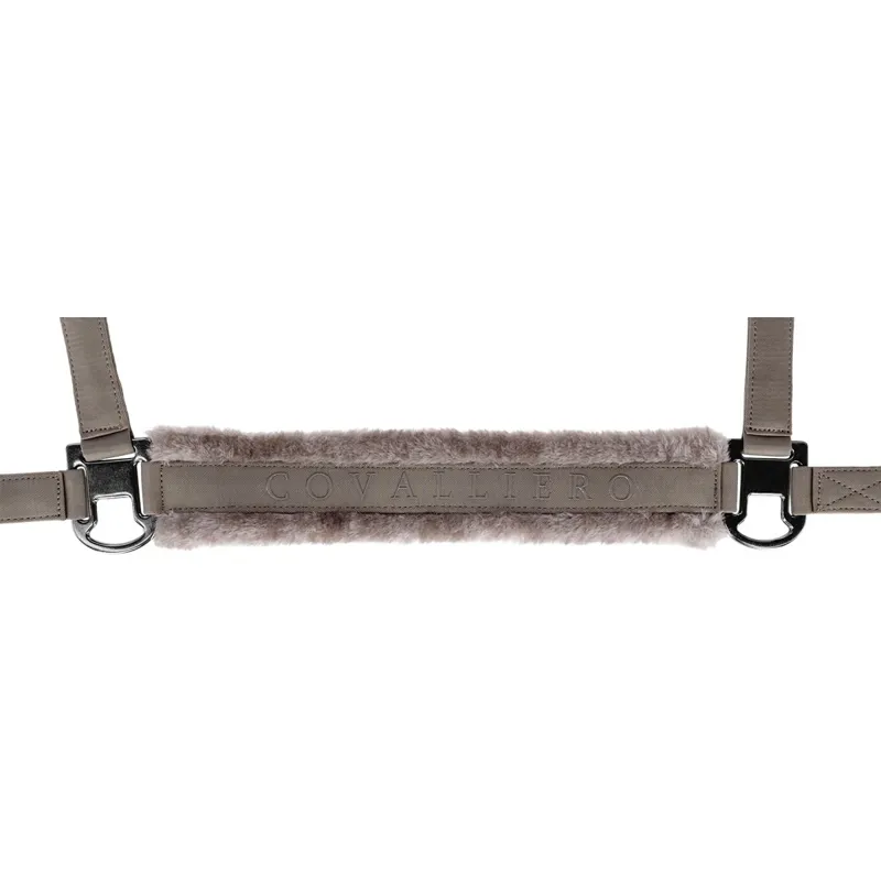 Covalliero Padded Halter - Taupe-2
