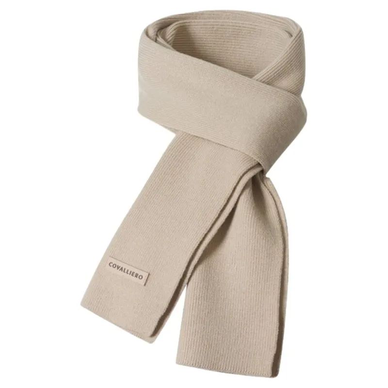 Covalliero Knitted Scarf - Beige