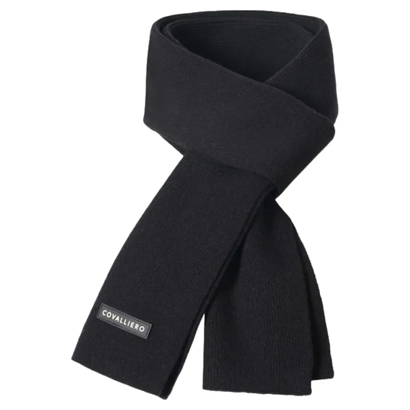 Covalliero Knitted Scarf - Black