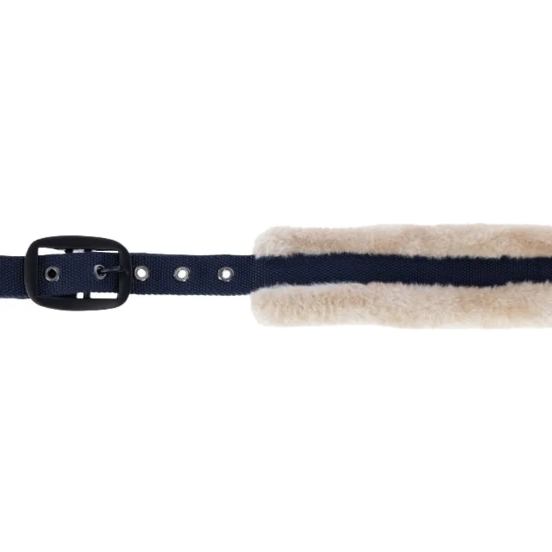Covalliero Soft Faux Fur Halter - Dark Navy-1