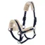 Covalliero Soft Faux Fur Halter - Dark Navy