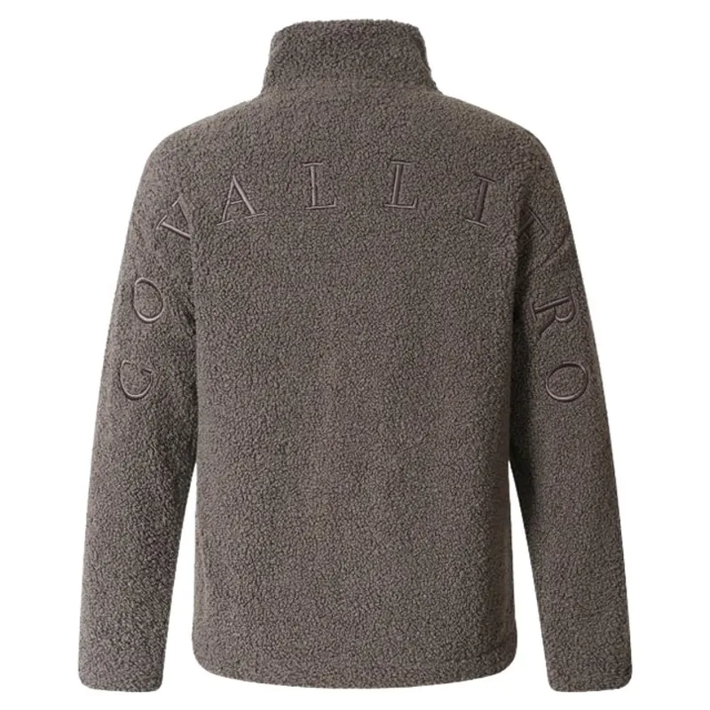 Covalliero Teddy Fleece Women's Sweater - Milky Chocolate-1