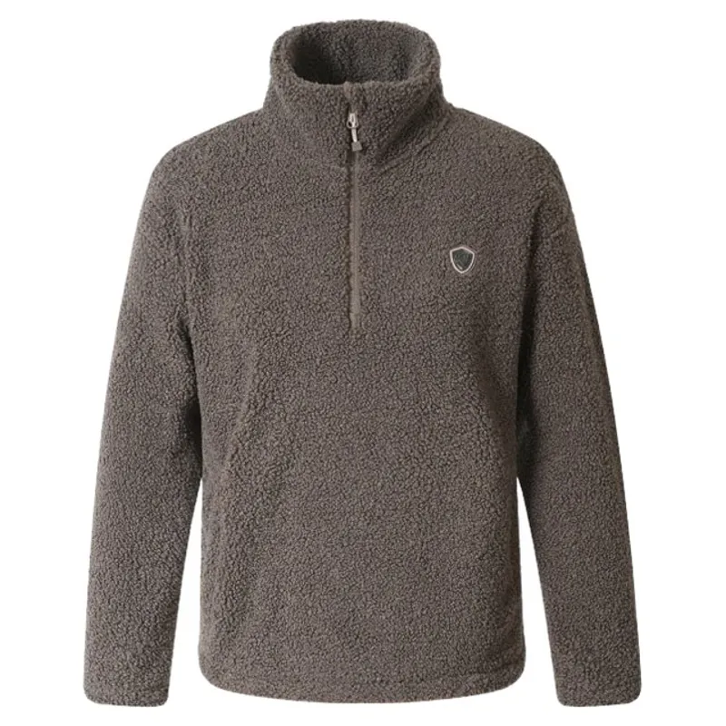 Covalliero Teddy Fleece Women's Sweater - Milky Chocolate