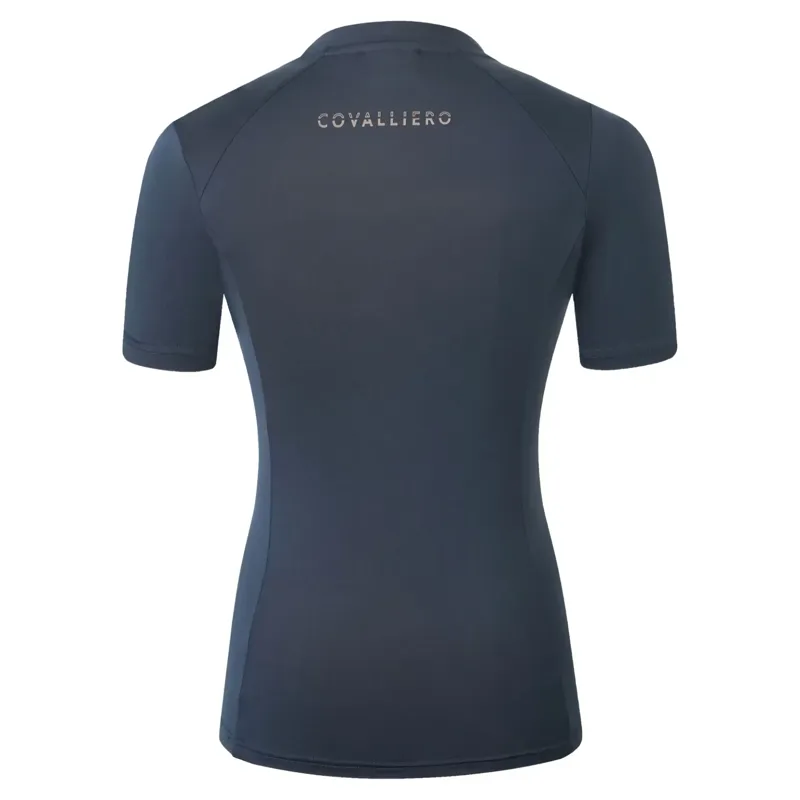 Covalliero Sporty Womens Tee - Dark Navy-1