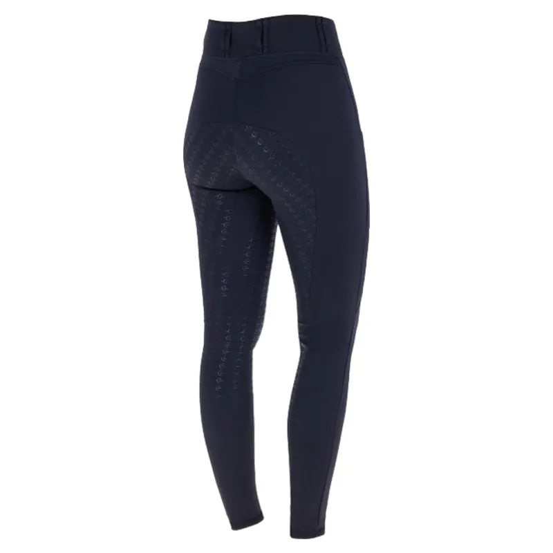 Covalliero Women's Winter Full Grip Riding Tights - Dark Navy-3