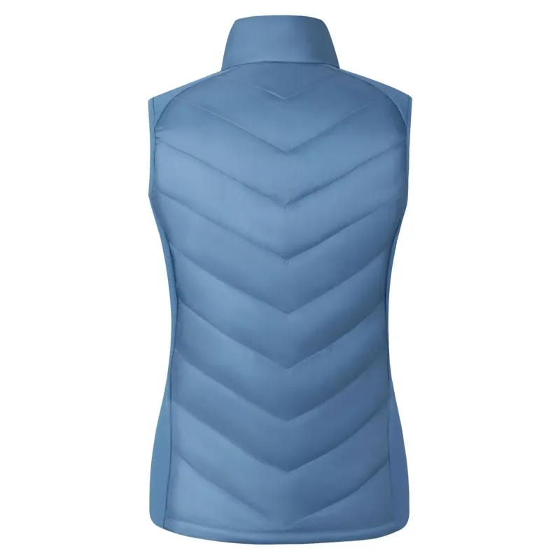 Covalliero Combi Womens Quilted Vest - Smoked Blue-1