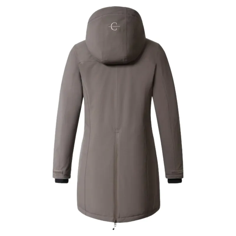 Covalliero Womens Long Waterproof Parka - Milky Chocolate-1