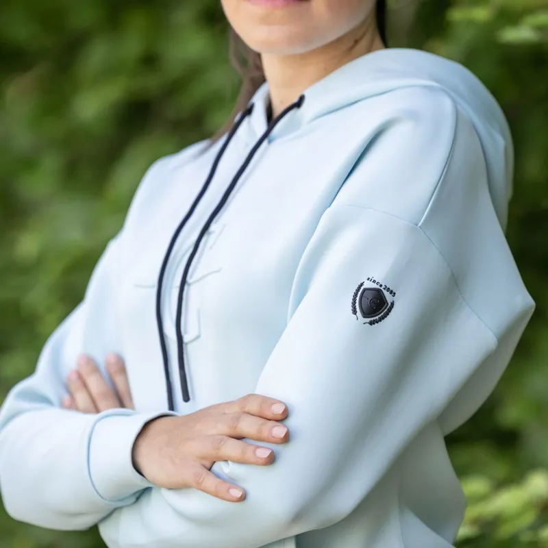 Covalliero C-Logo Women's Hoodie - Light Blue-4