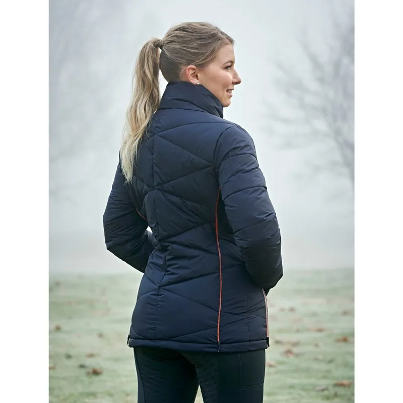 Covalliero Winter Ladies LED Quilted Jacket - Dark Navy-4