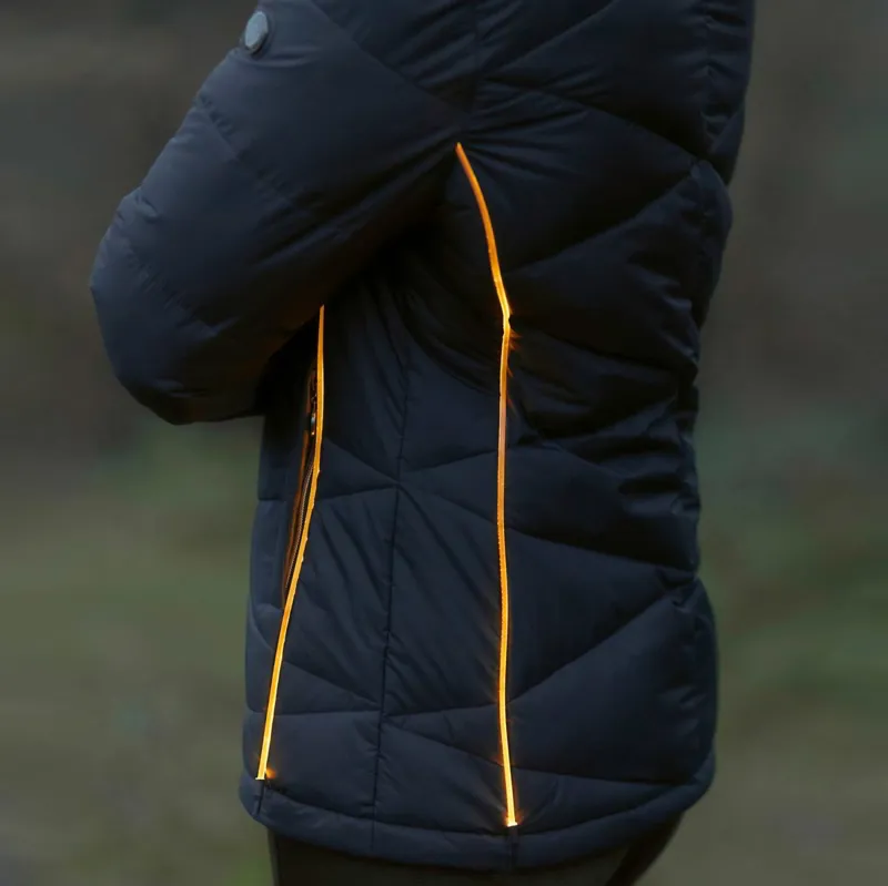 Covalliero Winter Ladies LED Quilted Jacket - Dark Navy-6