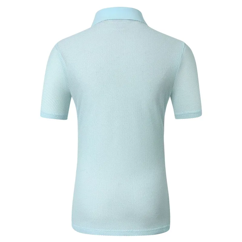 Covalliero Mesh Womens Polo Shirt - Light Blue-1