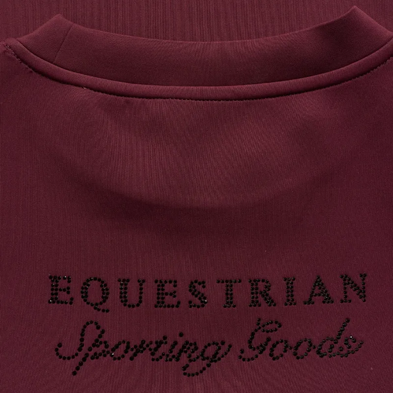 Holland Cooper Cranborne Crystal Womens Crew Sweater - Mulberry-3