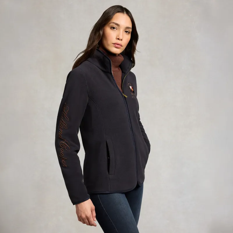 Holland Cooper Cranborne Women's Fleece Jacket - Ink Navy-3