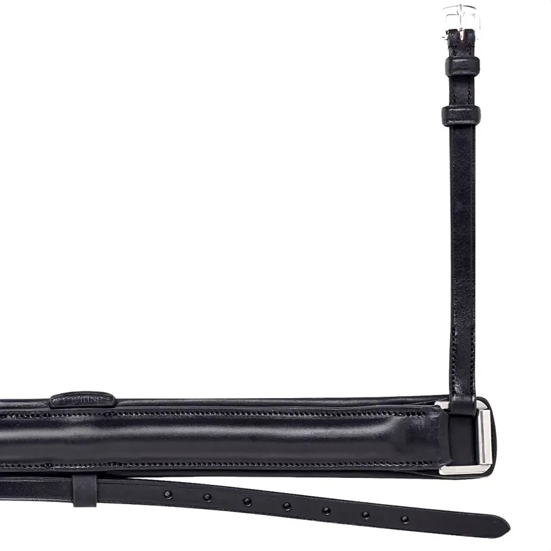 Equiline NB0451 Crank Noseband with Removable Flash - Black-1