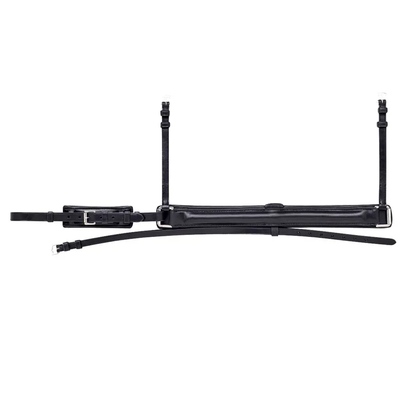 Equiline NB0451 Crank Noseband with Removable Flash - Black
