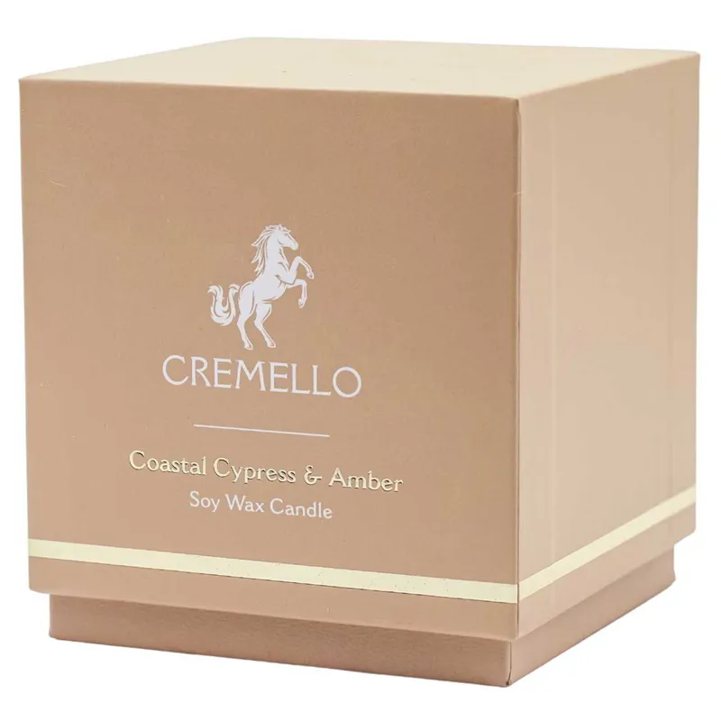 Cremello Candle - Coastal Cypress and Amber-1