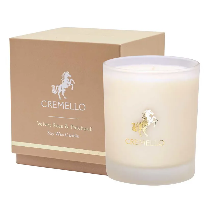 Cremello Candle - Velvet Rose and Patchouli