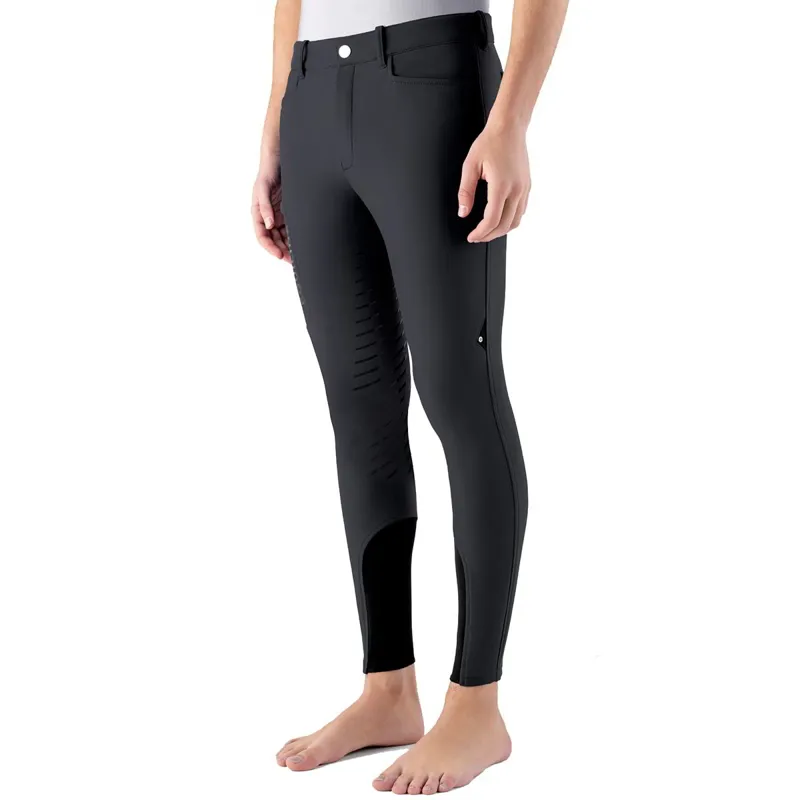 Equiline Crunof Men's Full Grip Breeches - Black