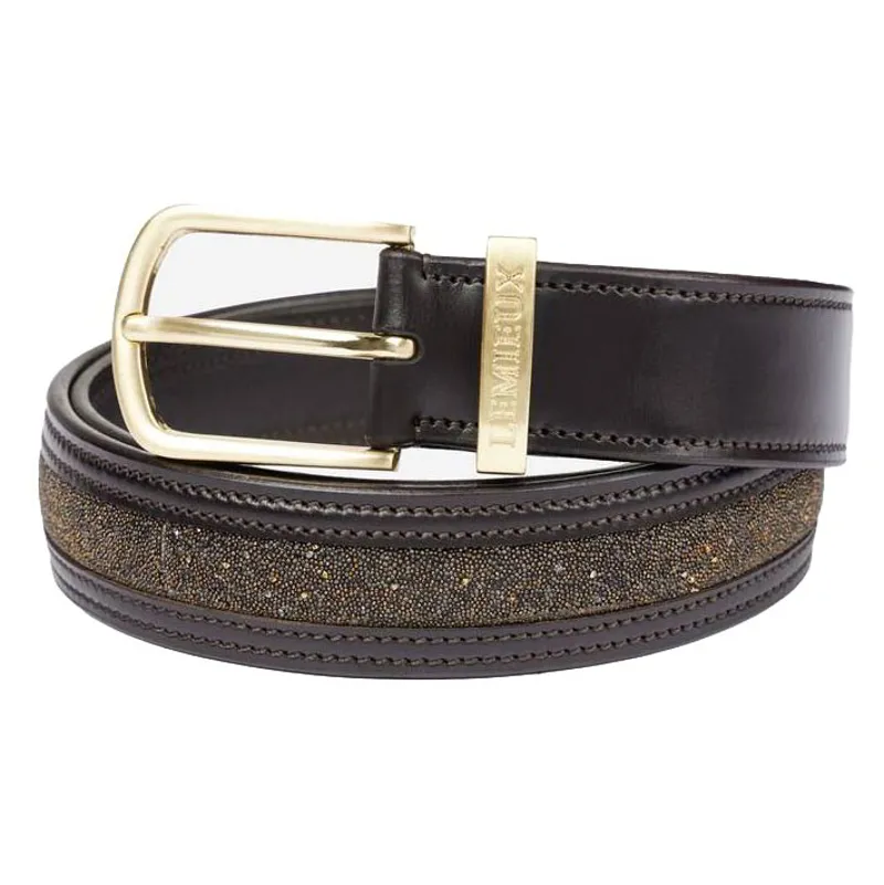 LeMieux Crystal Insert Belt - Brown