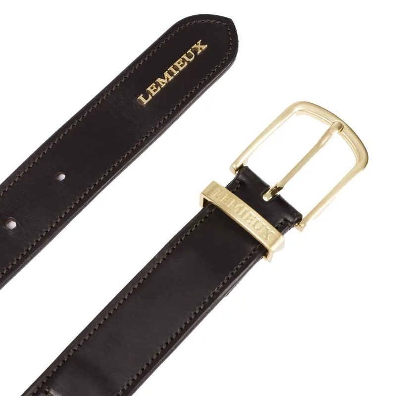 LeMieux Crystal Insert Belt - Brown-2