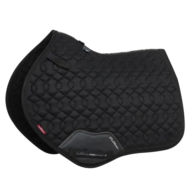 LeMieux Crystal Suede Close Contact Saddle Pad - Black