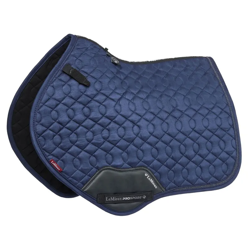 LeMieux Crystal Suede Close Contact Saddle Pad - Navy