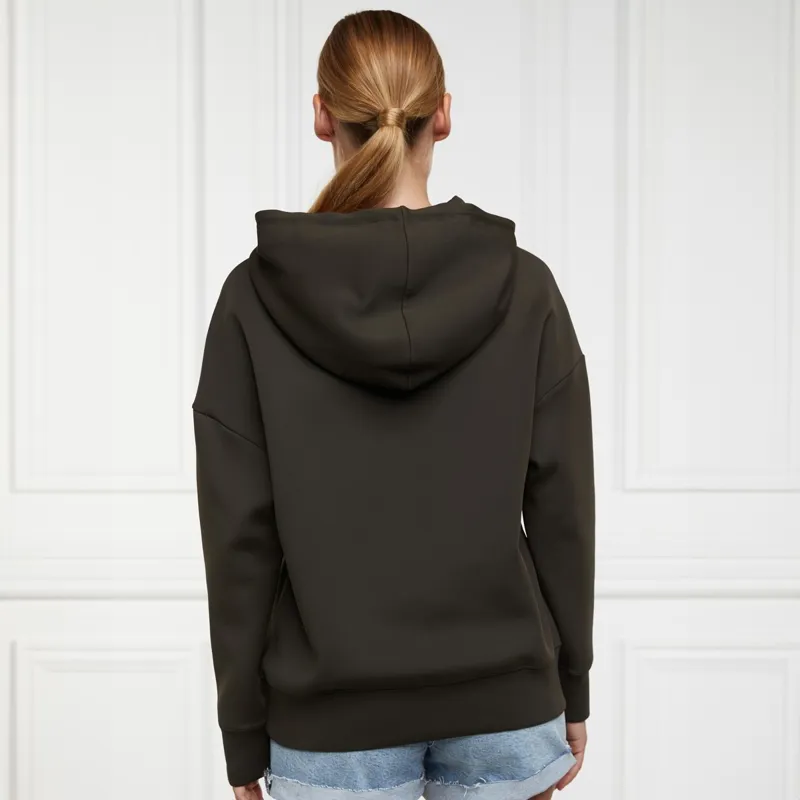 Holland Cooper Crystal Ladies Hoodie - Heritage Khaki-4