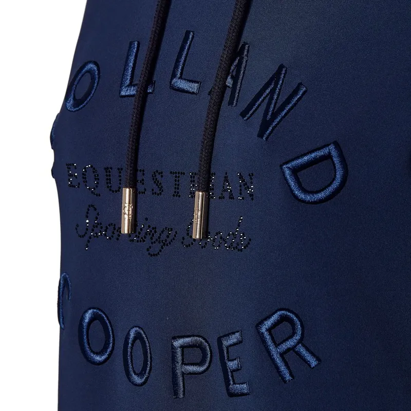 Holland Cooper Crystal Womens Hoodie - Navy-1